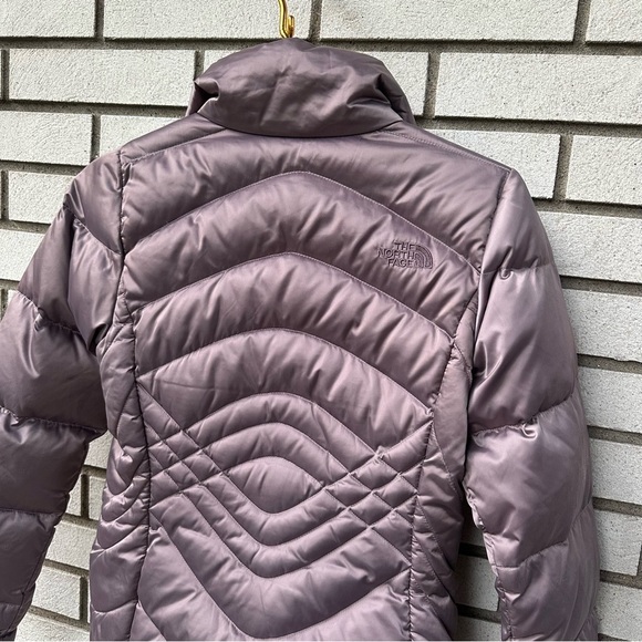 The North Face Aconcagua 550 Down Jacket Purple Satin Puffer Women’s XS - Picture 10 of 15